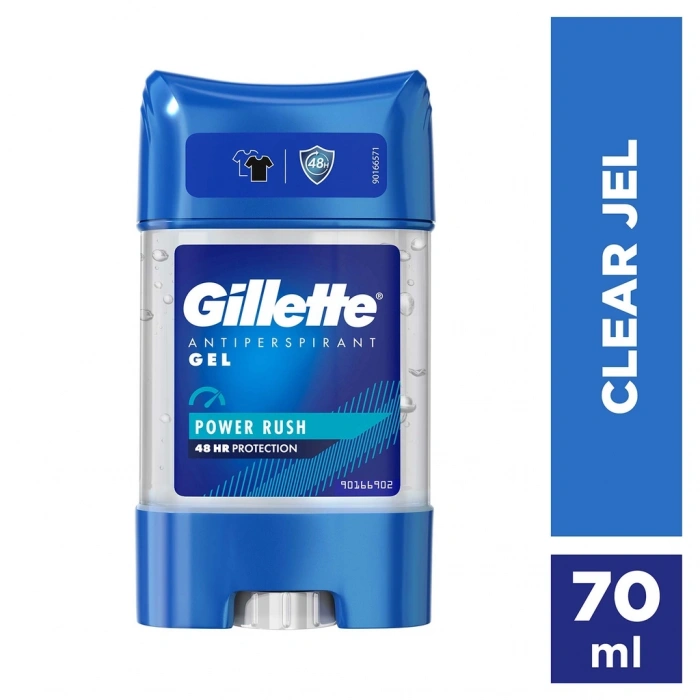 Gillette Clear Jel Power Rush Antiperspirant Deodorant 70 ml