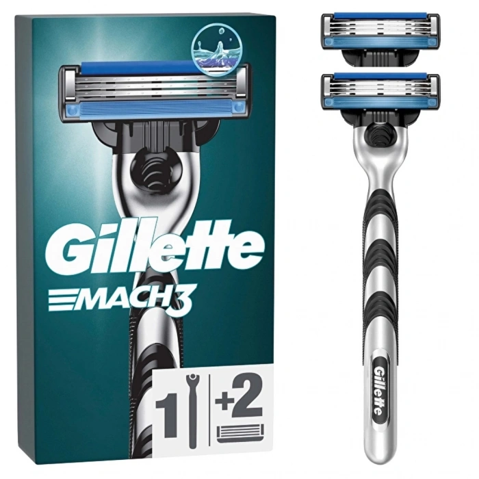 Gillette Mach3 Tıraş Makinesi + Yedek Tıraş Bıçağı