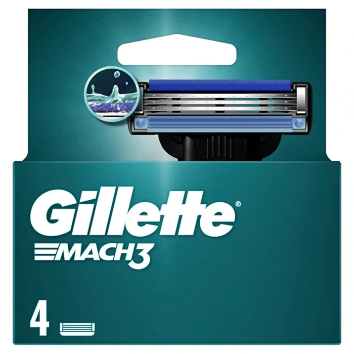 Gillette Mach3 Yedek Tıraş Bıçağı 4 Adet