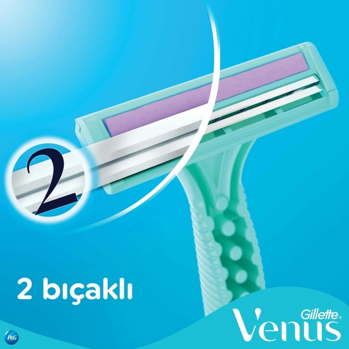 Gillette Simply Venus 2 Kullan At Kadın Tıraş Bıçağı 4lü Paket