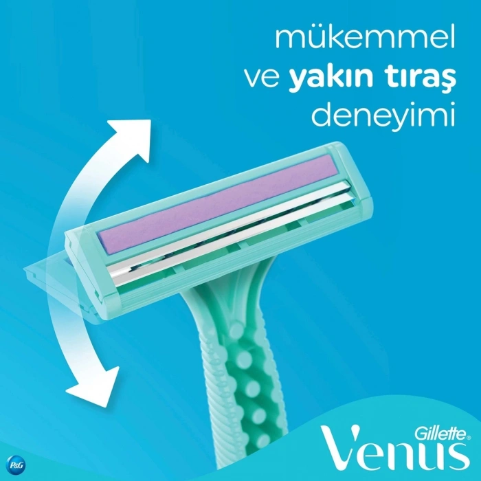 Gillette Simply Venus 2 Kullan At Kadın Tıraş Bıçağı 4lü Paket