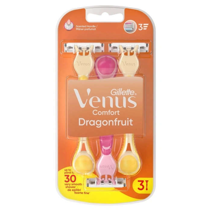 Gillette Simply Venus 3 Dragonfruit Kullan At Tıraş Bıçağı 3lü