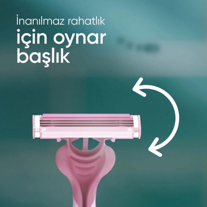 Gillette Simply Venus 3 Kullan At Kadın Tıraş Bıçağı 4lü Paket