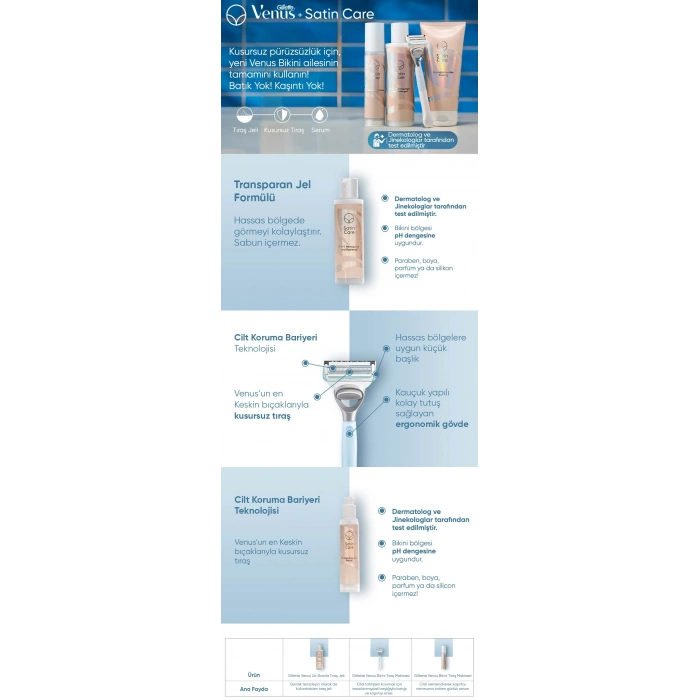 Gillette Venus Bikini Bölgesi Tıraş Makinesi