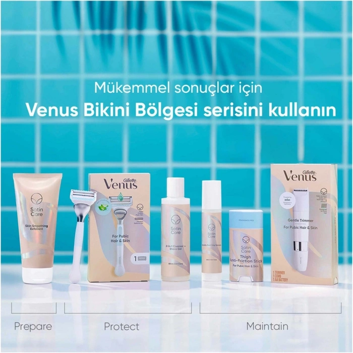 Gillette Venus Bikini Bölgesine Özel 3 Adet Yedek Başlık