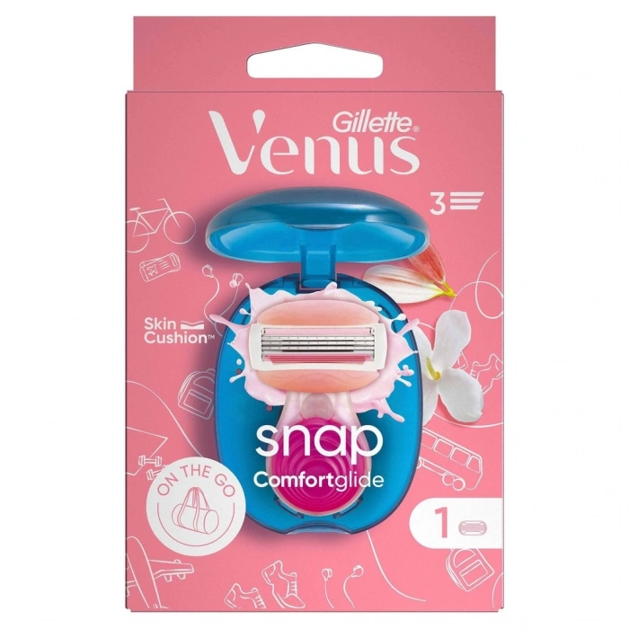 Gillette Venus ComfortGlide Snap Breeze Tıraş Makinesi (Seyahat Boyu)