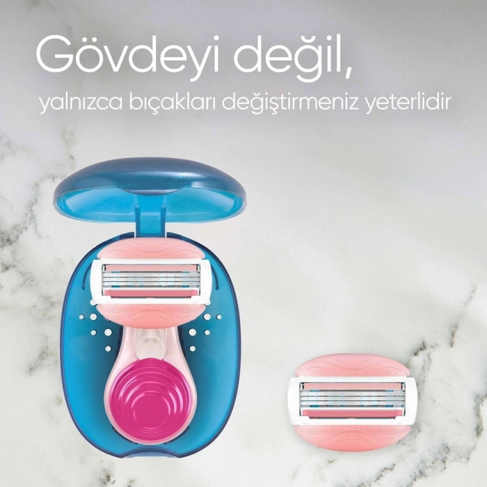 Gillette Venus ComfortGlide Snap Breeze Tıraş Makinesi (Seyahat Boyu)