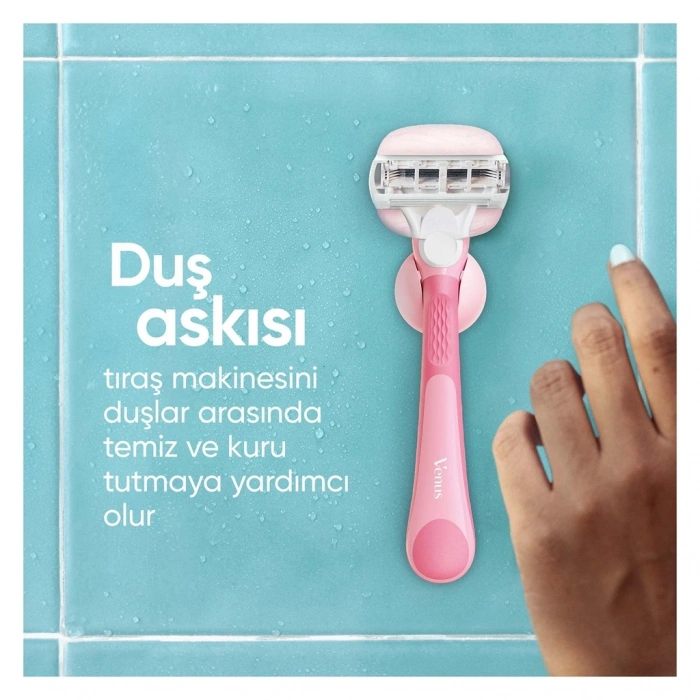 Gillette Venus ComfortGlide Sugarberry Kokulu Miami Kadın Tıraş Makinesi (3 Yedek Başlık)