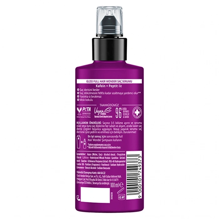 Gliss Full Hair Wonder Saç Serumu 100 ml