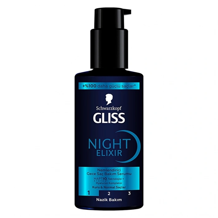 Gliss Night Elixir Nemlendirici Gece Saç Bakım Serumu 100 ml