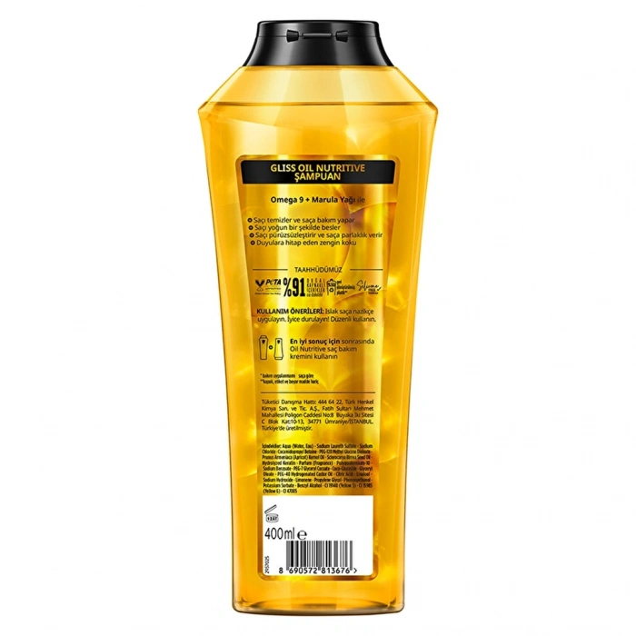 Gliss Oil Nutritive Şampuan 400 ml