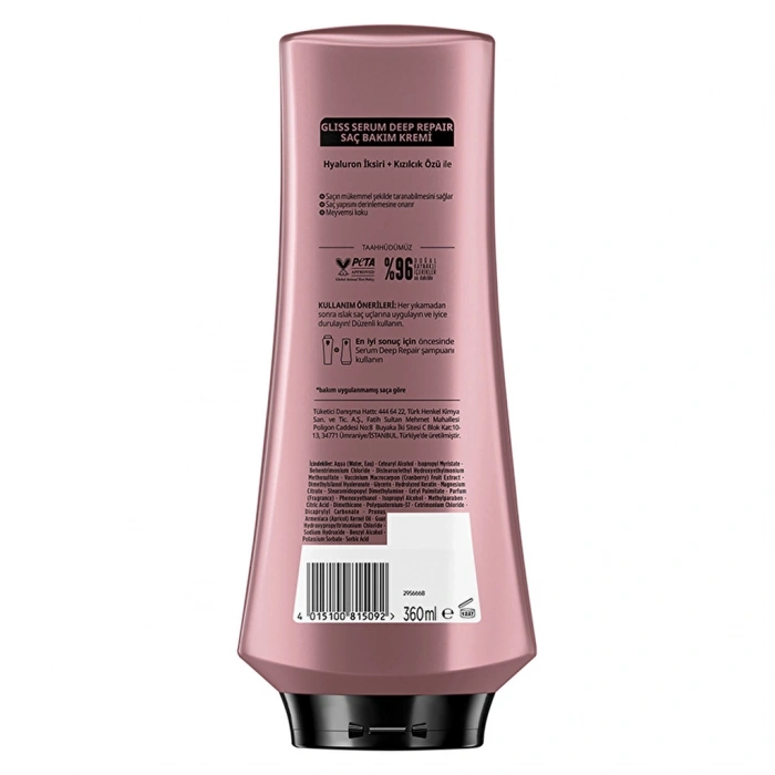 Gliss Serum Deep Repair Saç Kremi 360 ml