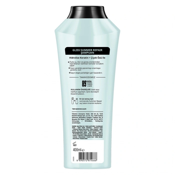 Gliss Summer Repair Onarıcı Şampuan 400 ml