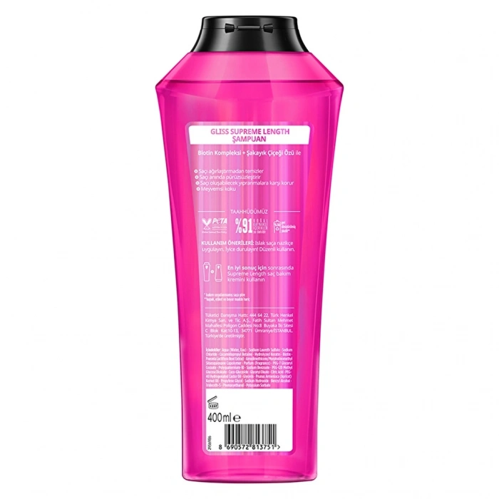 Gliss Supreme Length Şampuan 400 ml