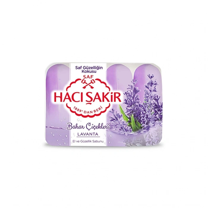 Hacı Şakir Güzellik Sabunu Lavanta 70 gr x 4