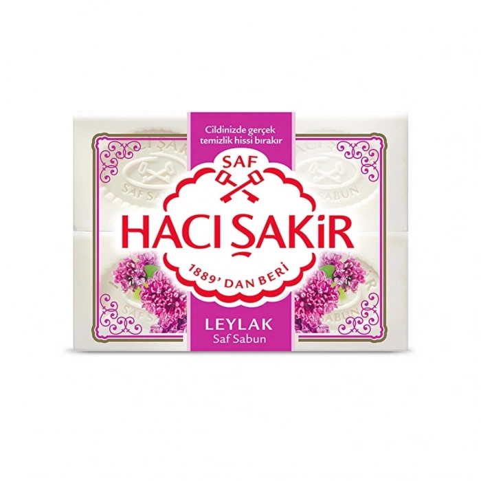Hacı Şakir Kalıp Sabun Leylak 150 gr x 4