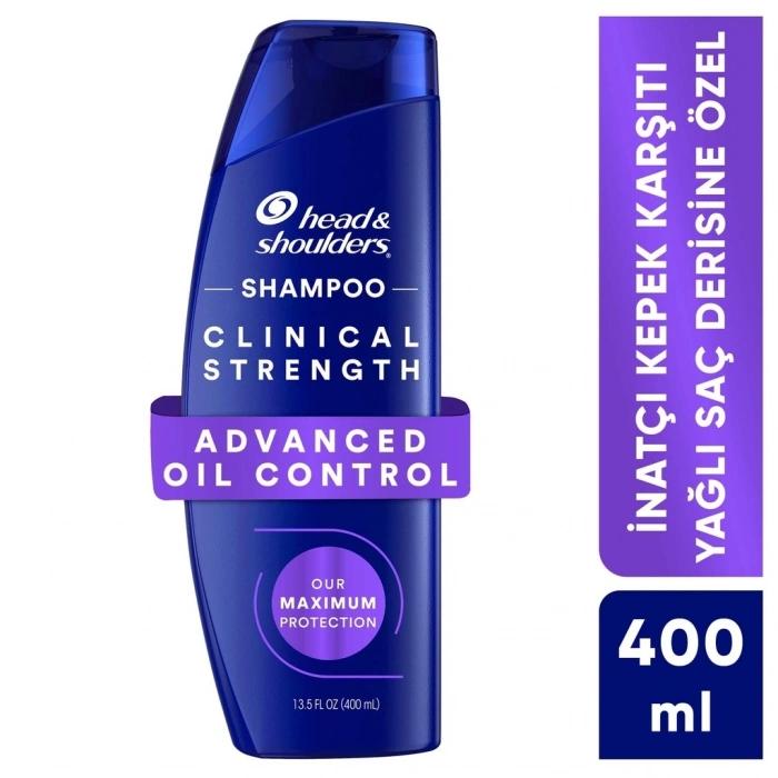 Head & Shoulders Clinical Strength Advanced Oil Control Yağ Dengeleyici Şampuan 400 ml