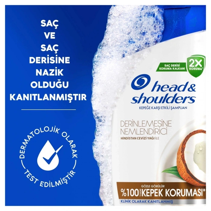 Head & Shoulders Derinlemesine Nemlendirici Kepeğe Karşı Karşı Etkili Şampuan 330 ml