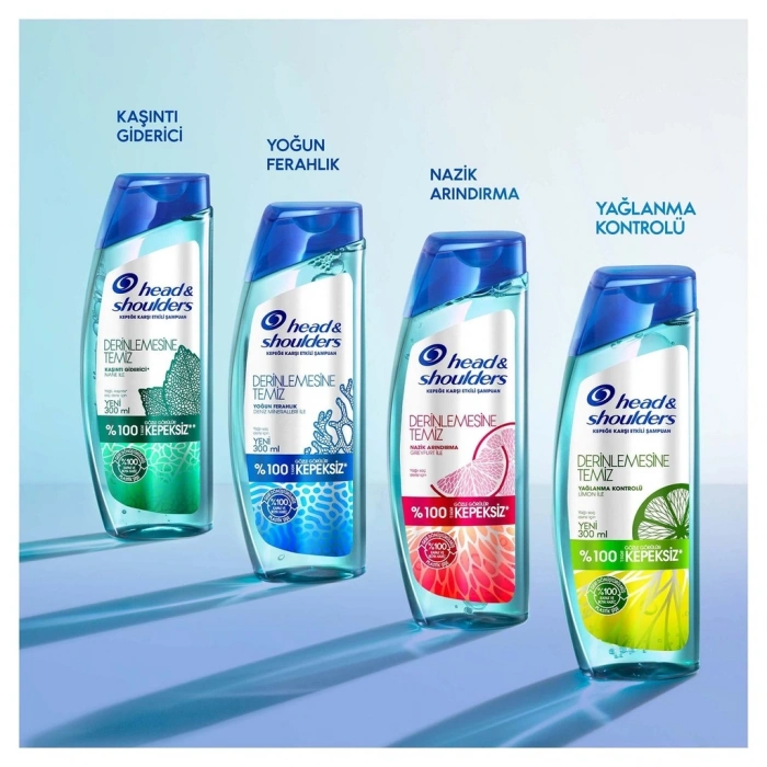 Head & Shoulders Derinlemesine Temiz Kaşıntı Giderici Kepeğe Karşı Etkili Şampuan 300 ml