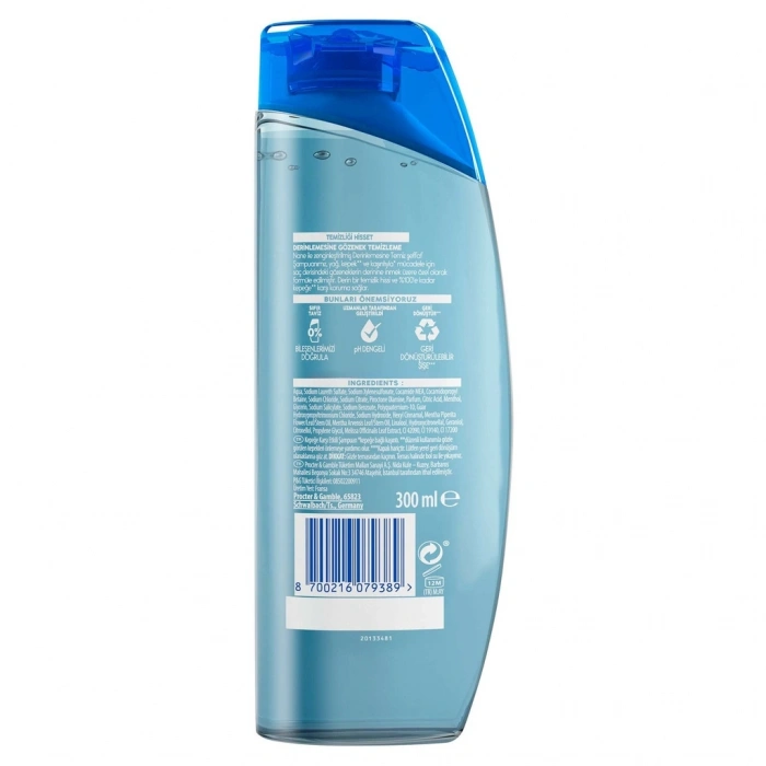 Head & Shoulders Derinlemesine Temiz Kaşıntı Giderici Kepeğe Karşı Etkili Şampuan 300 ml
