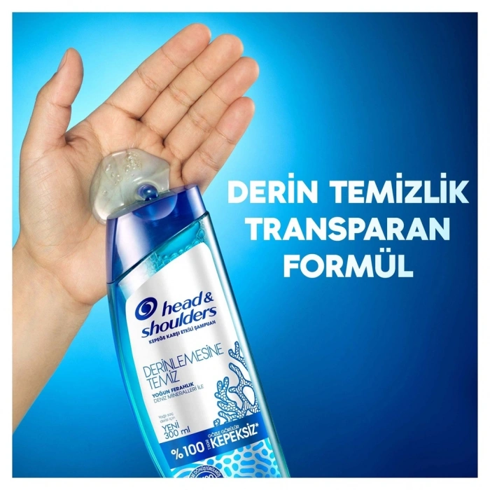 Head & Shoulders Derinlemesine Temiz Saç Derisi Detoksu Kepeğe Karşı Etkili Şampuan 300 ml