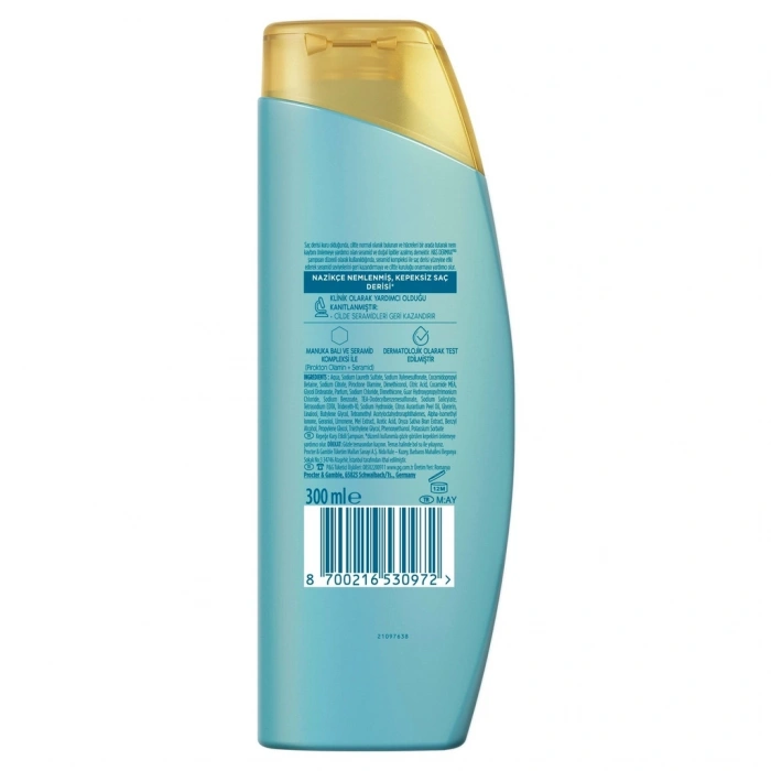 Head & Shoulders DermaXPro Scalp & Hair Revitaliser Dökülme ve Kepek Karşıtı Şampuan Kafein ve Seramid İle 300 ml