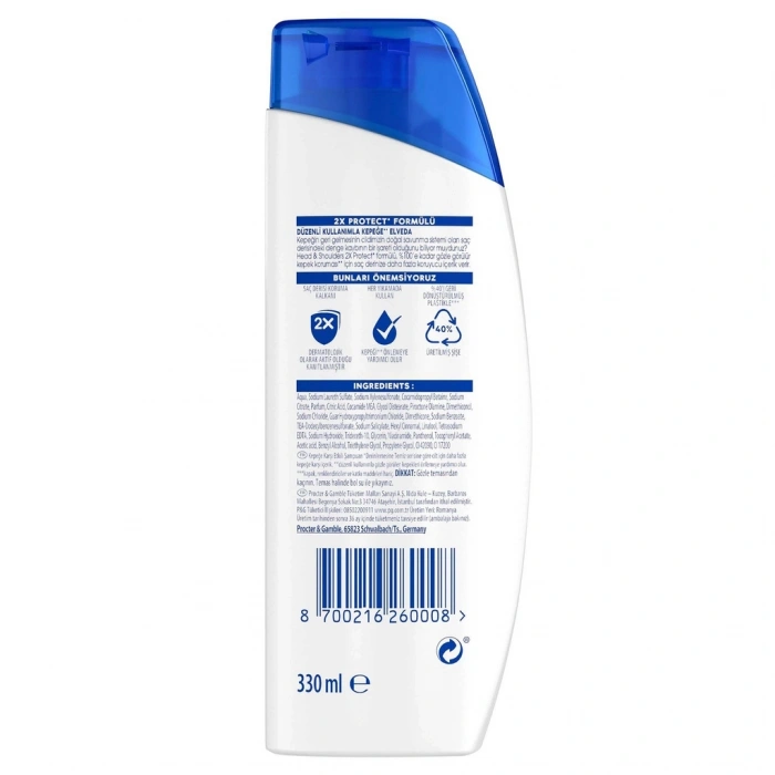 Head & Shoulders Klasik Bakım Kepeğe Karşı Etkili Şampuan 330 ml