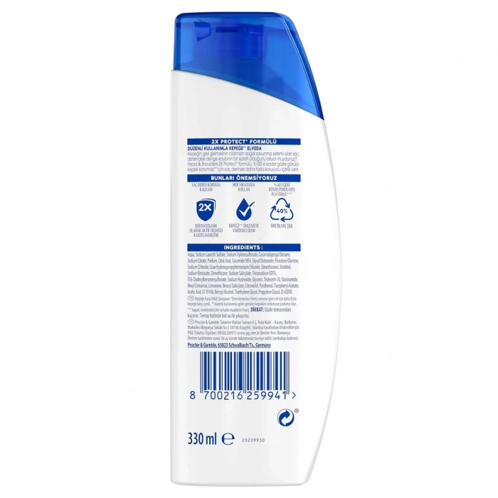Head & Shoulders Limon Ferahlığı Kepeğe Karşı Etkili Şampuan 330 ml