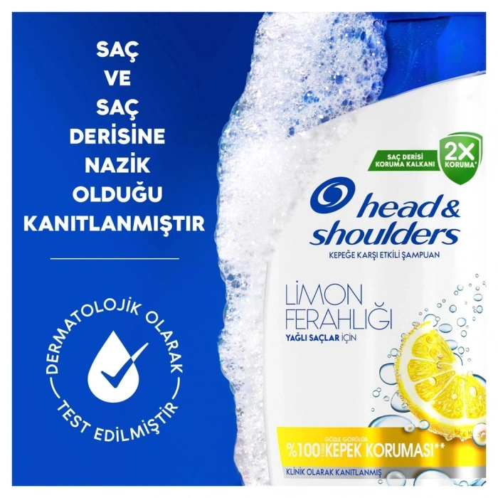 Head & Shoulders Limon Ferahlığı Kepeğe Karşı Etkili Şampuan 330 ml