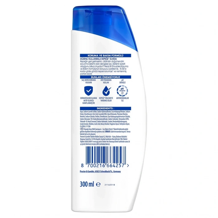Head & Shoulders Mentol Ferahlığı Kepek Karşıtı Şampuan 300 ml