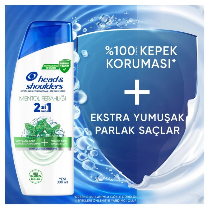 Head & Shoulders Mentol Ferahlığı Kepek Karşıtı Şampuan 300 ml