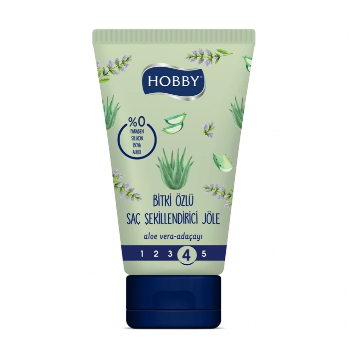 Hobby Bitki Özlü Saç Şekillendirici Jöle Aloe Vera & Ada Çayı 150 ml