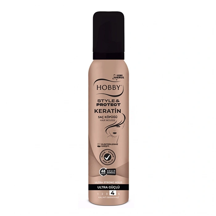 Hobby Keratin Saç Köpüğü 150 ml