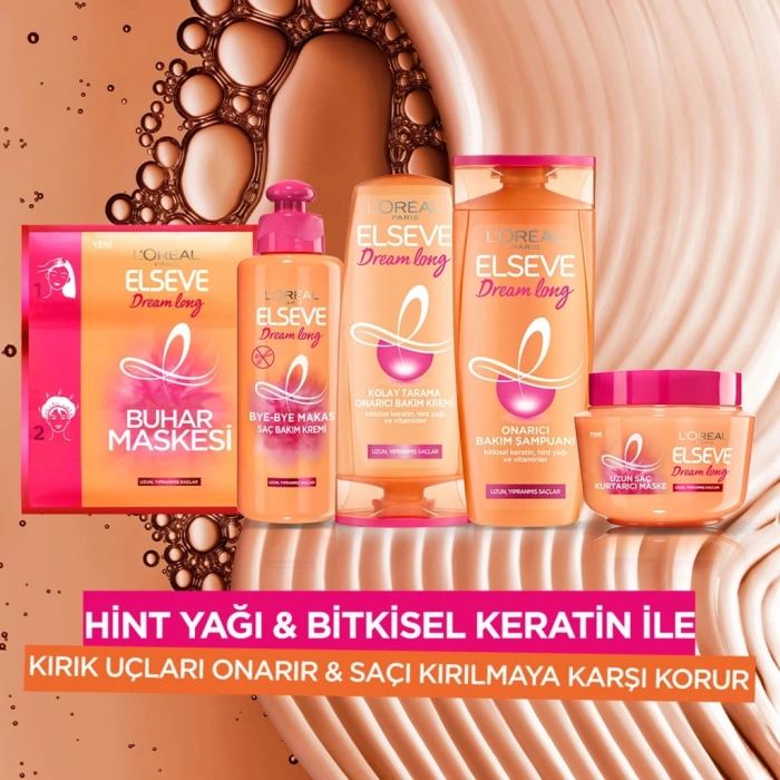 Loreal Paris Elseve Dream Long Bye-Bye Makas Saç Bakım Kremi 200 ml