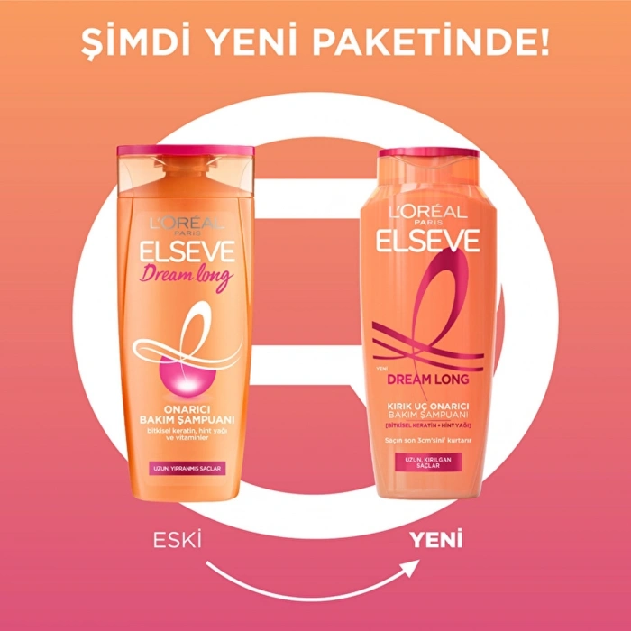Loreal Paris Elseve Dream Long Kırık Uç Onarıcı Bakım Şampuanı 300 ml