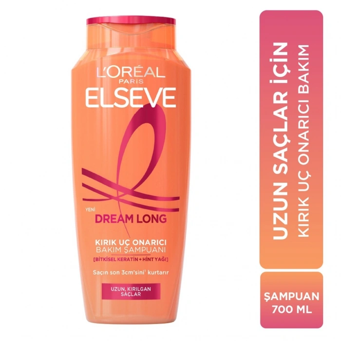 Loreal Paris Elseve Dream Long Kırık Uç Onarıcı Bakım Şampuanı 700 ml