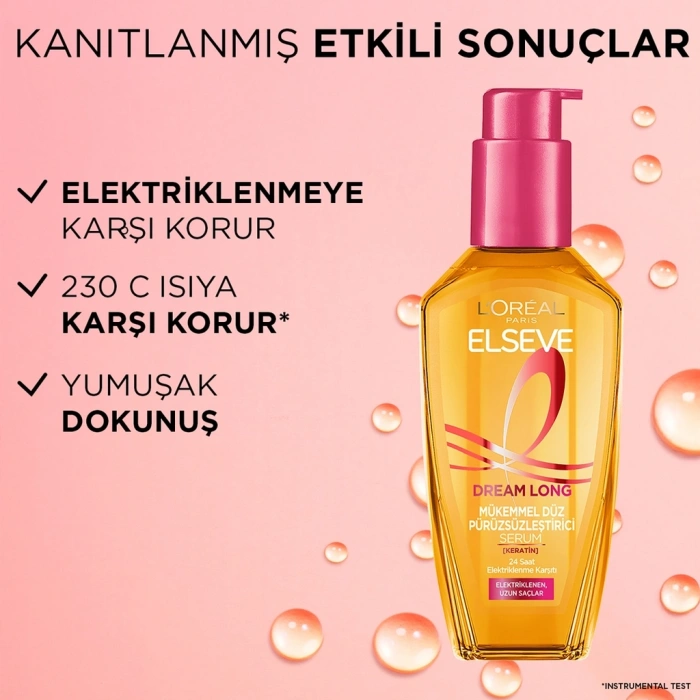 Loreal Paris Elseve Dream Long Mükemmel Düz Pürüzsüzleştirici Saç Serumu 100 ml