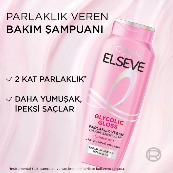Loreal Paris Elseve Glycolic Gloss Parlaklık Veren Bakım Şampuanı 300 ml