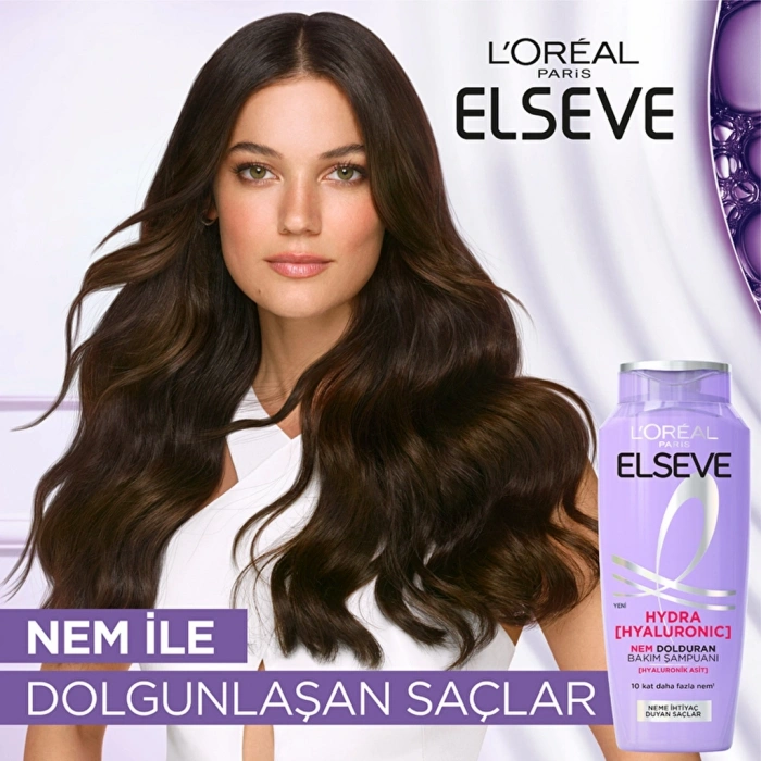 Loreal Paris Elseve Hydra Hyaluronic Nem Dolduran Bakım Şampuanı 300 ml