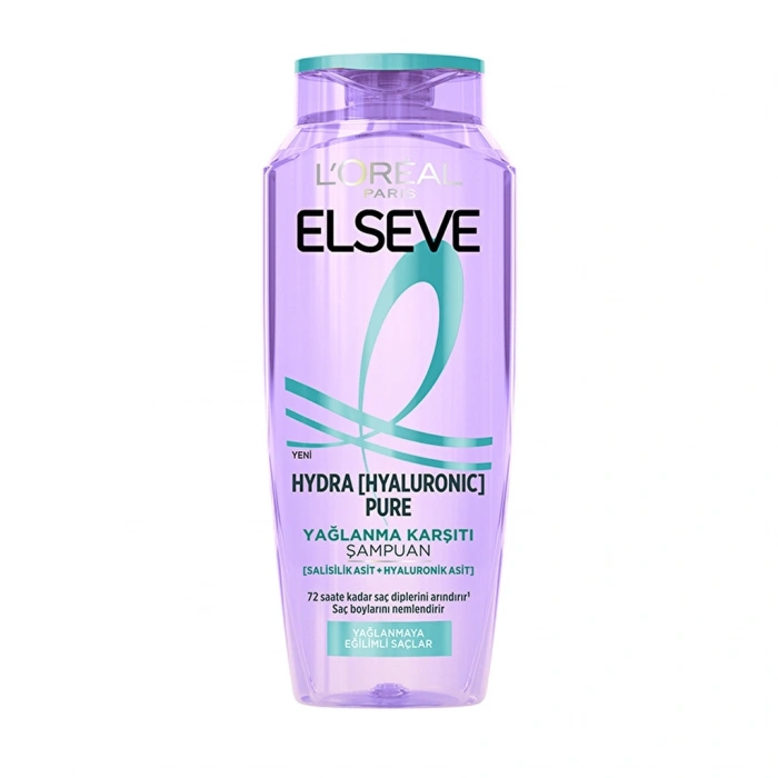Loreal Paris Elseve Hydra Hyaluronic Pure Salisilik Asit İçeren Yağlanma Karşıtı Arındırıcı Şampuan 300 ml