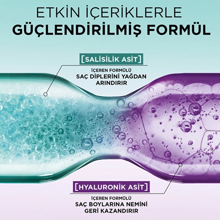 Loreal Paris Elseve Hydra Hyaluronic Pure Salisilik Asit İçeren Yağlanma Karşıtı Arındırıcı Şampuan 300 ml