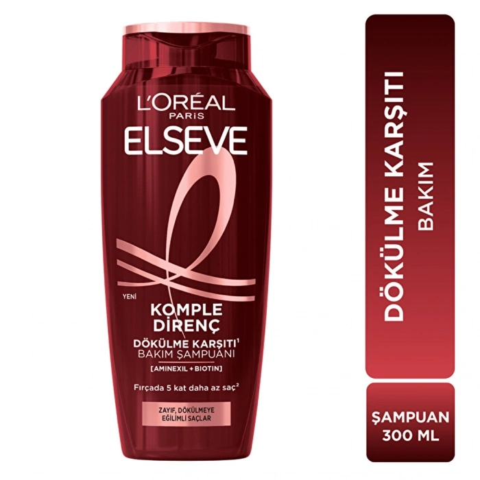 Loreal Paris Elseve Komple Direnç Dökülme Karşıtı Bakım Şampuanı 300 ml