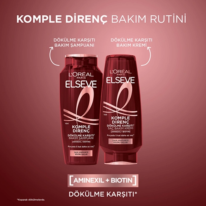 Loreal Paris Elseve Komple Direnç Dökülme Karşıtı Bakım Şampuanı 300 ml