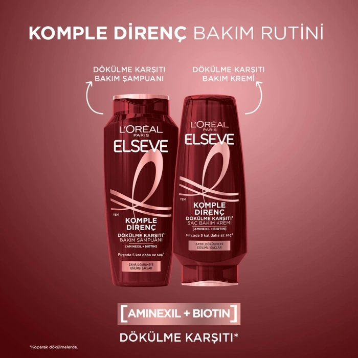 Loreal Paris Elseve Komple Direnç Dökülme Karşıtı Bakım Şampuanı 700 ml