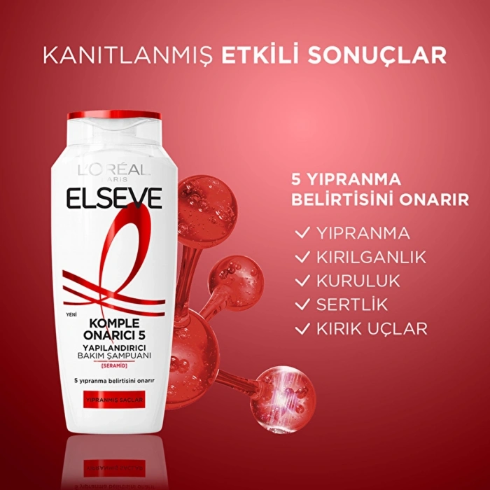Loreal Paris Elseve Komple Onarıcı 5 Yapılandırıcı Bakım Şampuanı 300 ml