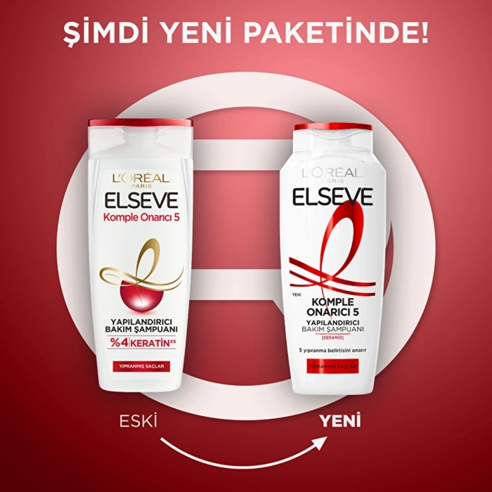 Loreal Paris Elseve Komple Onarıcı 5 Yapılandırıcı Bakım Şampuanı 300 ml