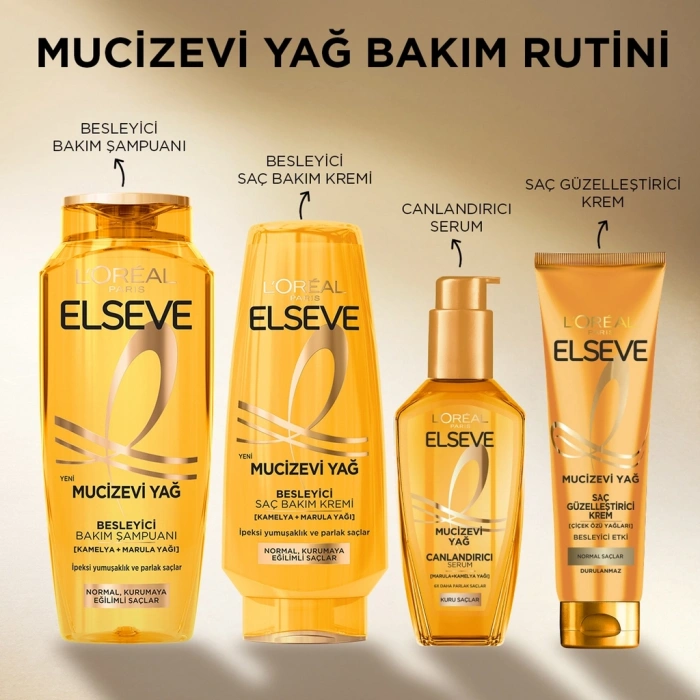 Loreal Paris Elseve Mucivezi Yağ Besleyici Bakım Şampuanı 700 ml
