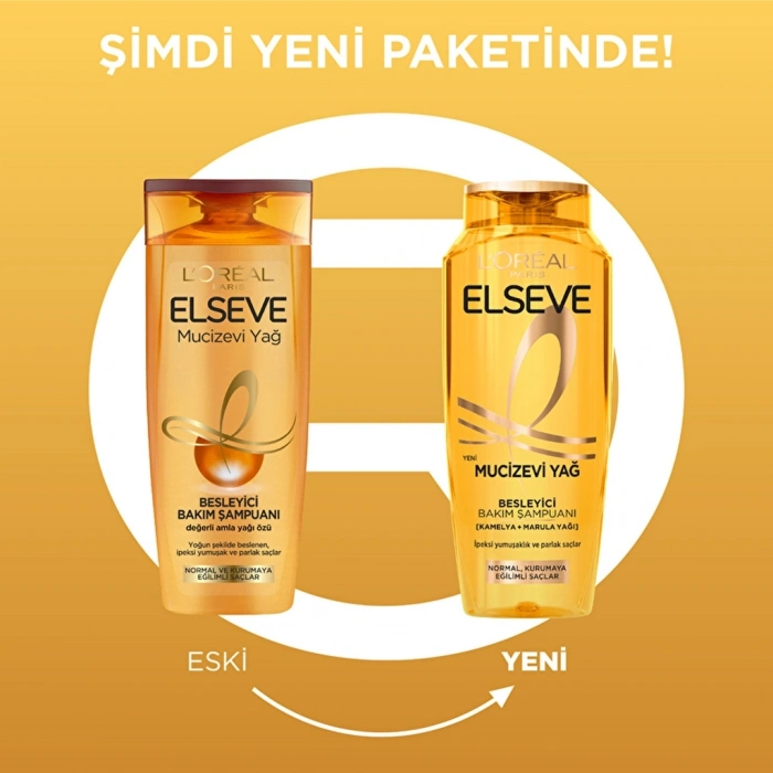 Loreal Paris Elseve Mucizevi Yağ Besleyici Bakım Şampuanı 300 ml