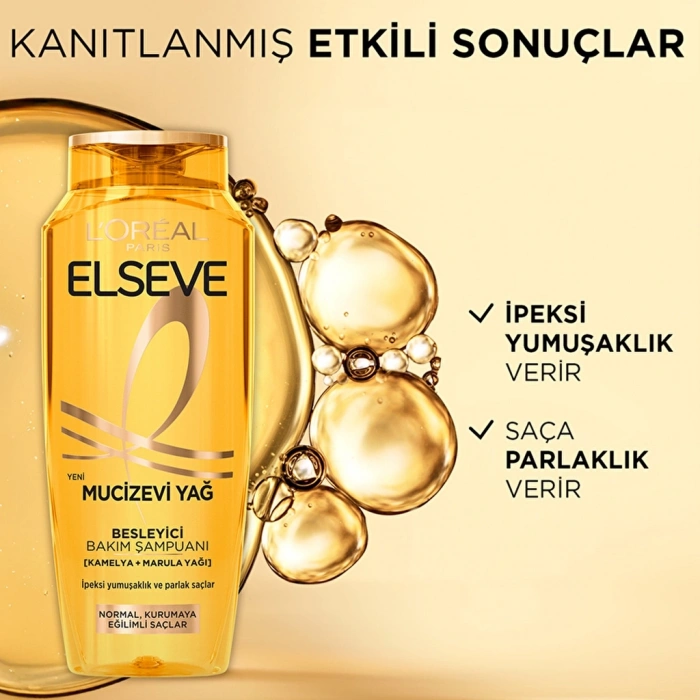 Loreal Paris Elseve Mucizevi Yağ Besleyici Bakım Şampuanı 300 ml