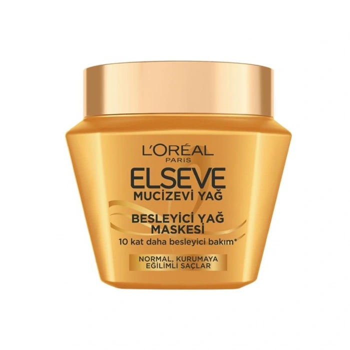 Loreal Paris Elseve Mucizevi Yağ Besleyici Saç Bakım Maskesi 300 ml